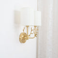 Brass Deer Head Wall Light Fixture-Lighting > Wall Lights-casanuva-casanuva