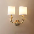 Brass Deer Head Wall Light Fixture-Lighting > Wall Lights-casanuva-casanuva