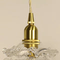 Brass Glass Rose Pendant Light-Lighting > Chandeliers & Pendant Lights-casanuva-casanuva