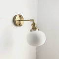 Brass Lucite Cylinder Oval Wall Sconce Lamp 1-Light Japanese Retro Minimalist-Lighting > Wall Lights-casanuva-casanuva