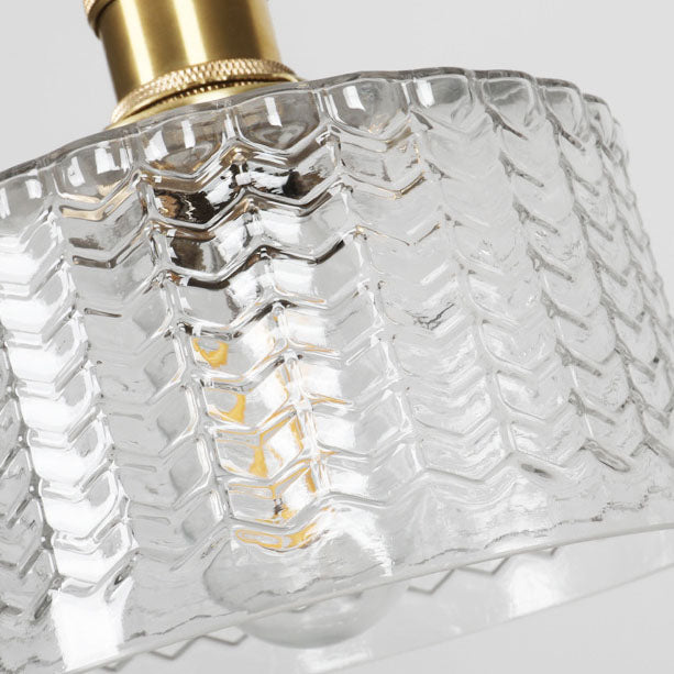 Brass Textured Glass Round Pendant Light-Lighting > Pendant Lights-casanuva-casanuva
