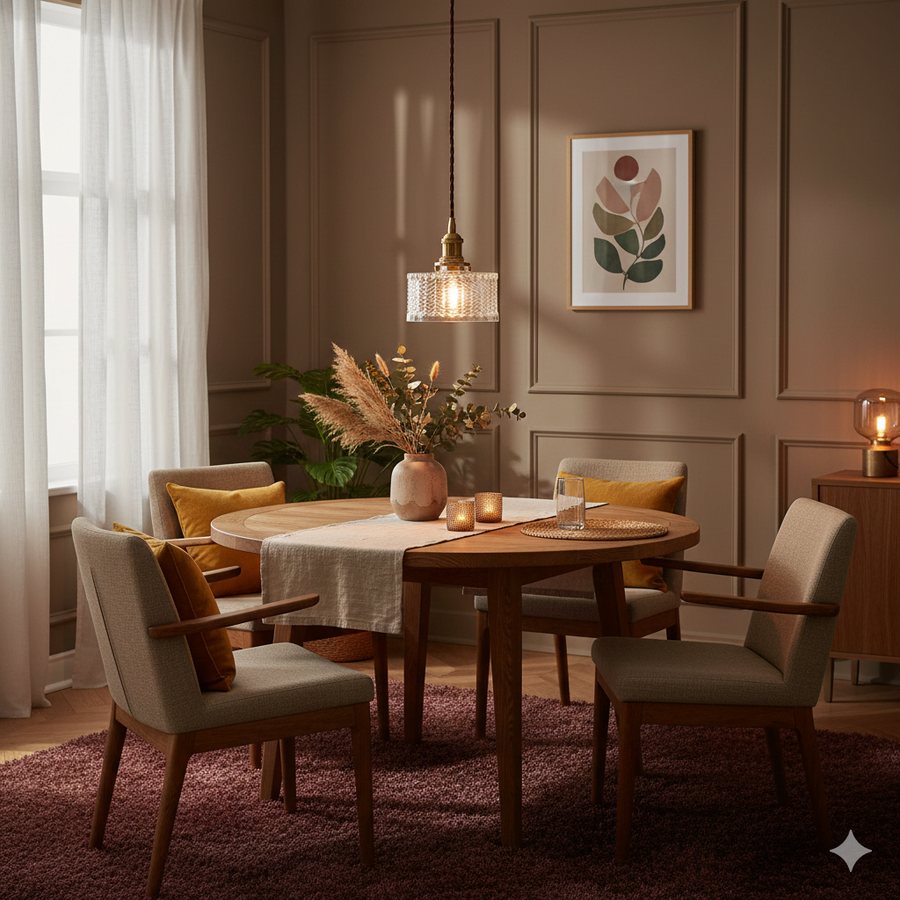 Brass Textured Glass Round Pendant Light-Lighting > Pendant Lights-casanuva-casanuva
