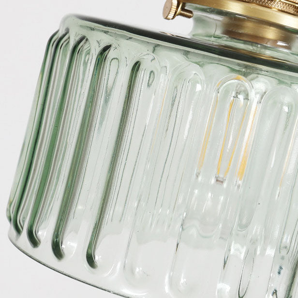 Brass Textured Glass Round Pendant Light-Lighting > Pendant Lights-casanuva-casanuva