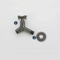 Brass Wall Fixture Cold Water Faucet for Bathroom Kitchen-Bedding & Bath > Bathroom Accessories-casanuva-casanuva