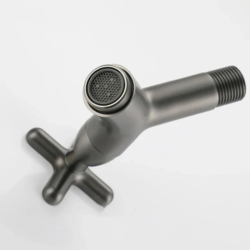 Brass Wall Fixture Cold Water Faucet for Bathroom Kitchen-Bedding & Bath > Bathroom Accessories-casanuva-casanuva