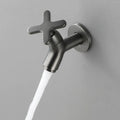 Brass Wall Fixture Cold Water Faucet for Bathroom Kitchen-Bedding & Bath > Bathroom Accessories-casanuva-Gray-casanuva