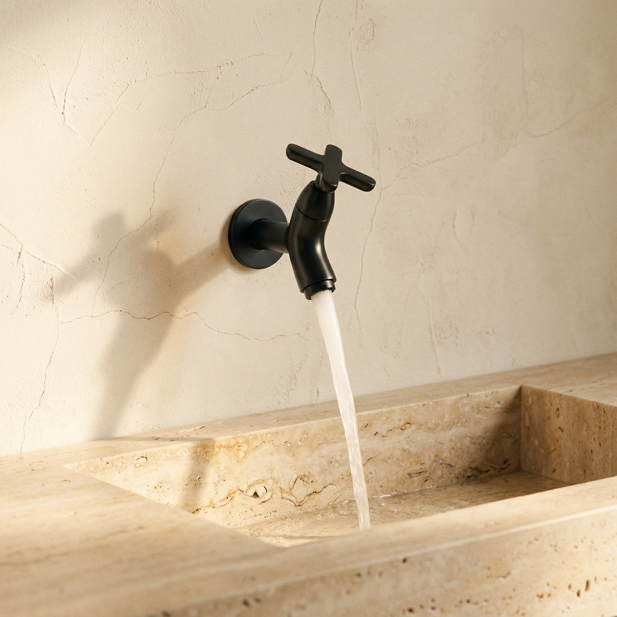 Brass Wall Fixture Cold Water Faucet for Bathroom Kitchen-Bedding & Bath > Bathroom Accessories-casanuva-casanuva