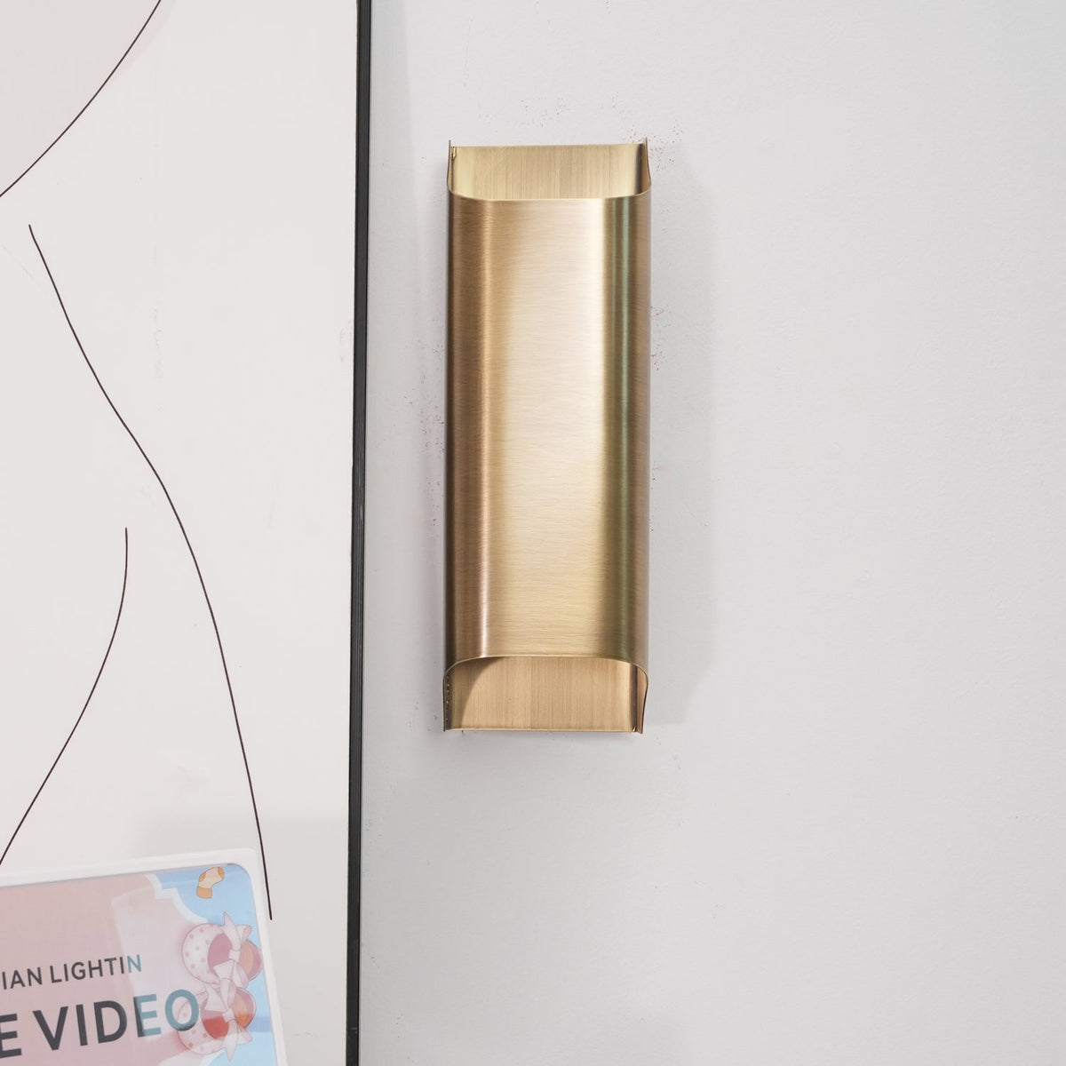 Brass Wall Lamp with Adjustable Arm-Lighting > Wall Lights-casanuva-casanuva