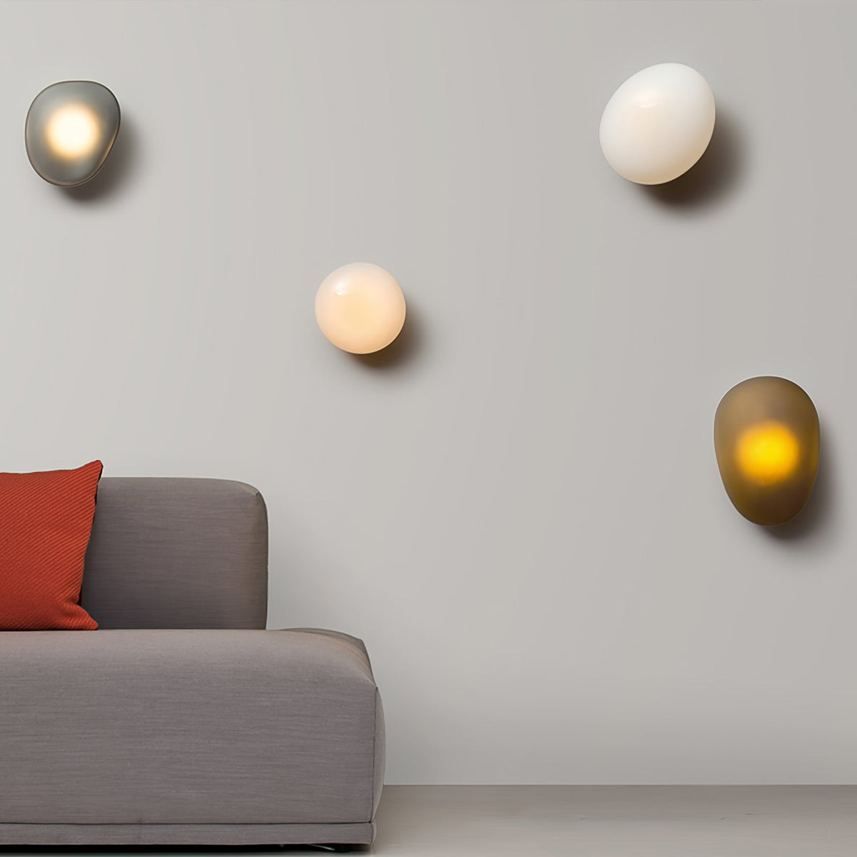 Bubble Glass Wall Light Fixture-Lighting > Wall Lights-casanuva-casanuva