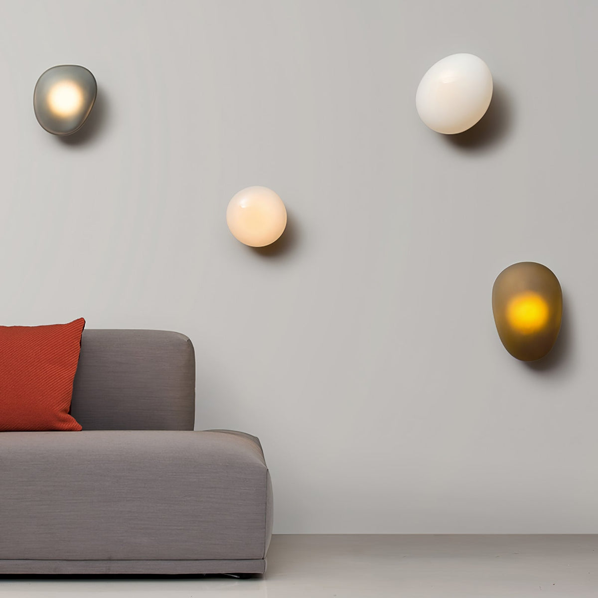 Bubble Glass Wall Light Fixture-Lighting > Wall Lights-casanuva-casanuva
