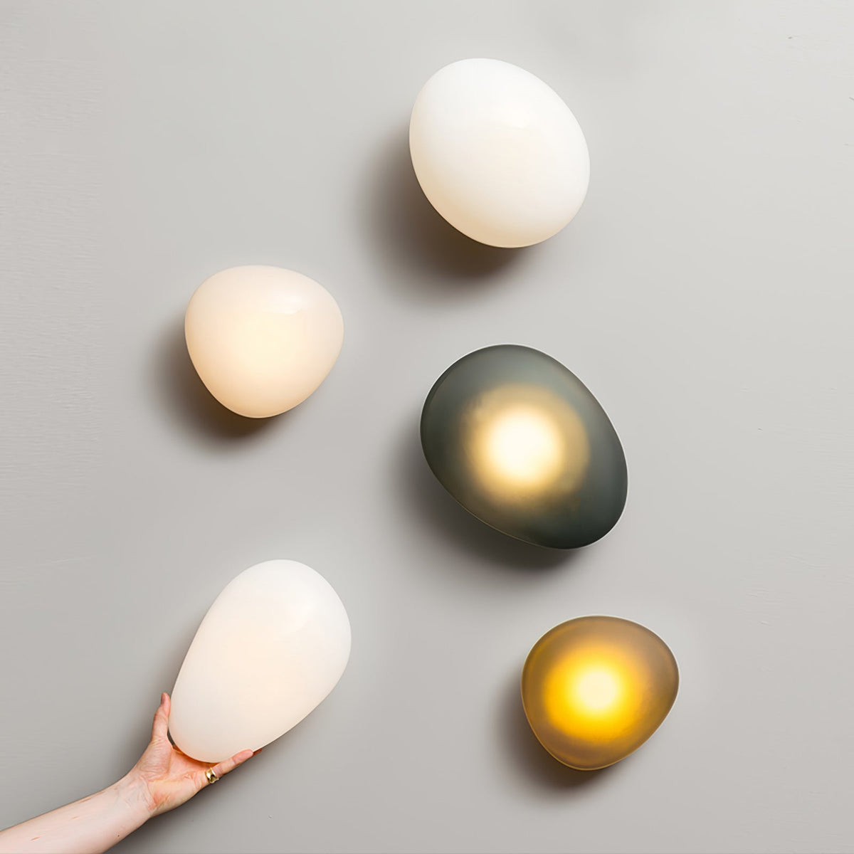 Bubble Glass Wall Light Fixture-Lighting > Wall Lights-casanuva-casanuva