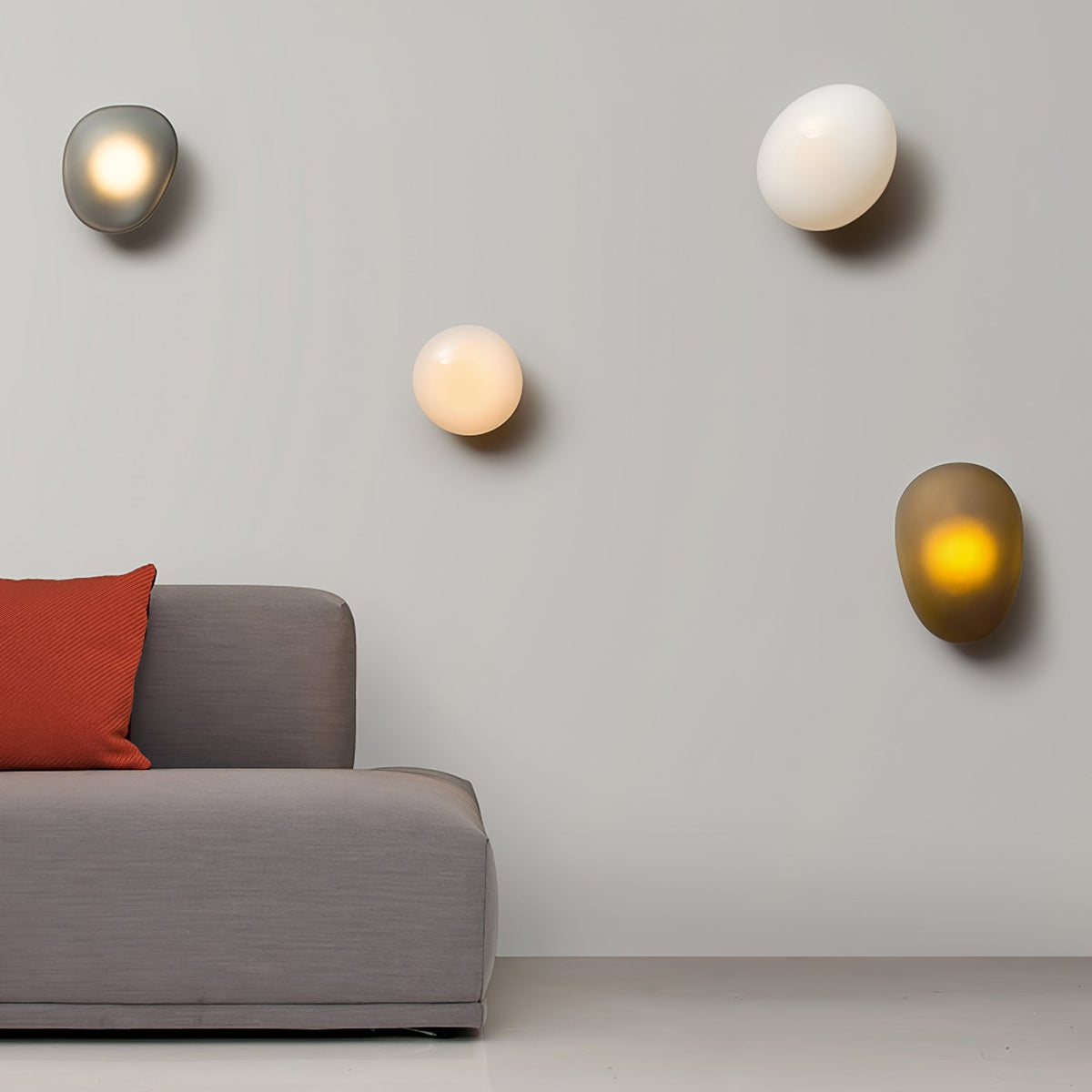 Bubble Glass Wall Light Fixture-Lighting > Wall Lights-casanuva-casanuva