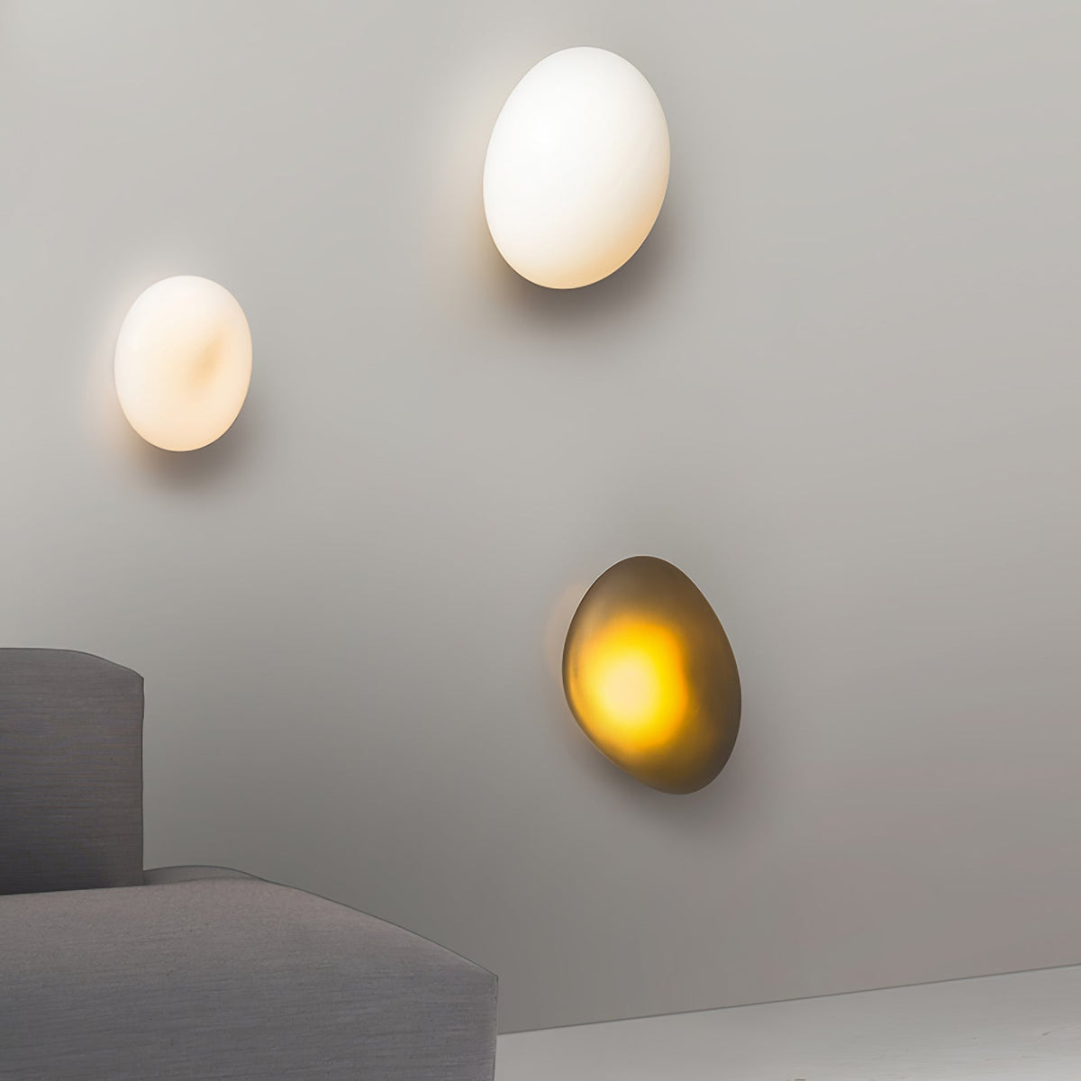 Bubble Glass Wall Light Fixture-Lighting > Wall Lights-casanuva-casanuva