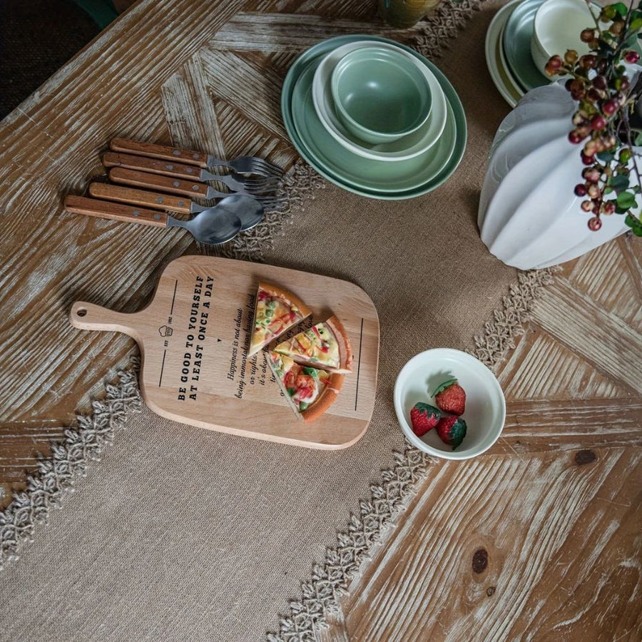 Burlap Boho Table Runner-Covers & Textiles > Table Runners-casanuva-casanuva