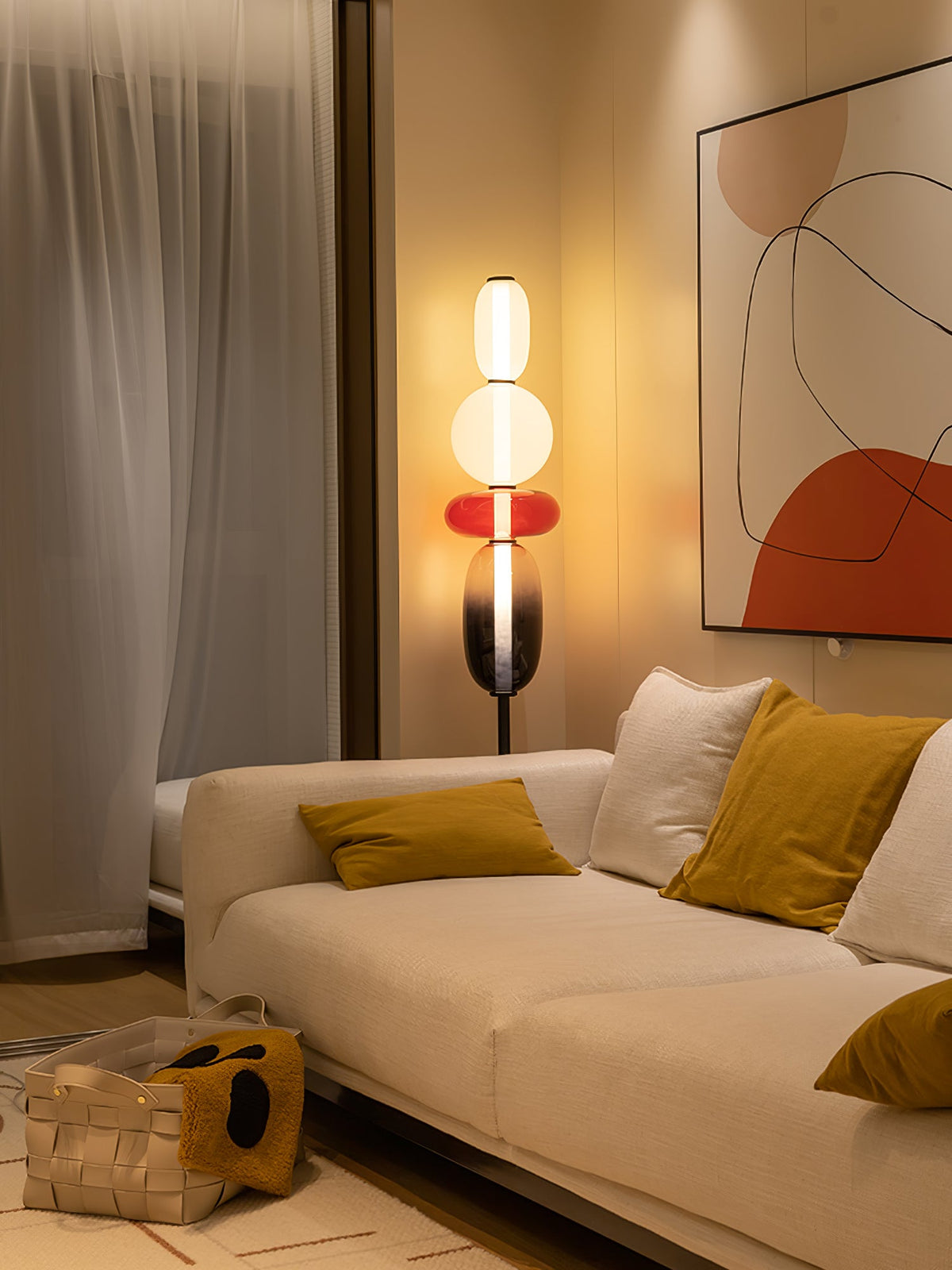 Candied Glass Floor Lamp-Lighting > Floor Lamps-casanuva-casanuva