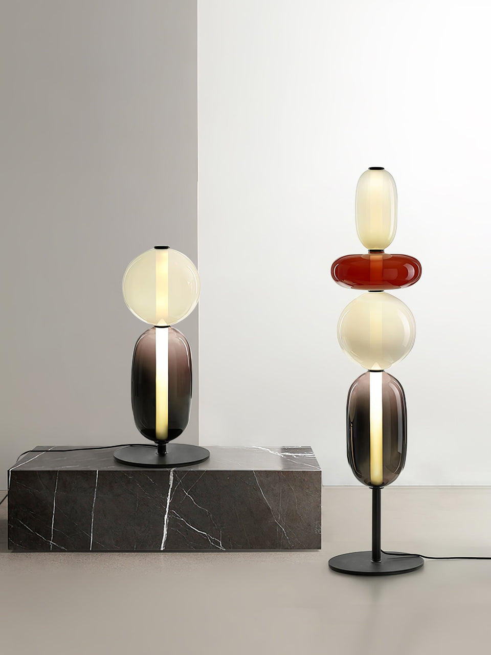 Candied Glass Floor Lamp-Lighting > Floor Lamps-casanuva-casanuva