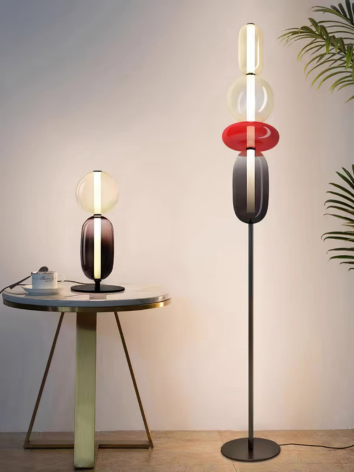 Candied Glass Floor Lamp-Lighting > Floor Lamps-casanuva-casanuva