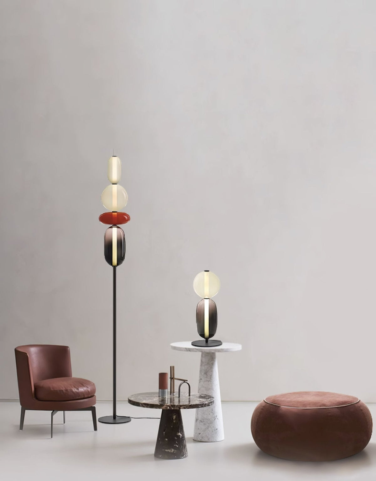 Candied Glass Floor Lamp-Lighting > Floor Lamps-casanuva-casanuva