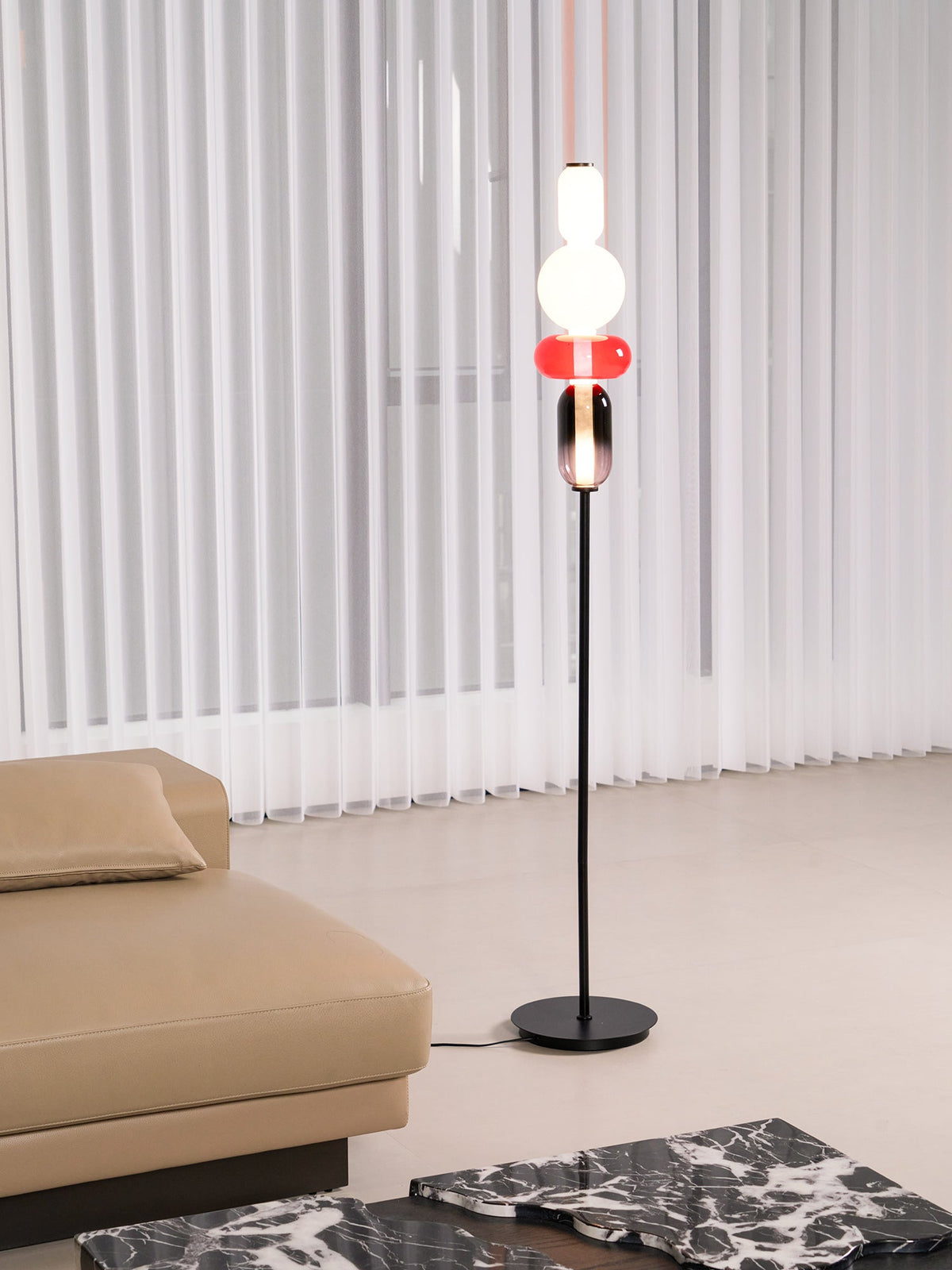 Candied Glass Floor Lamp-Lighting > Floor Lamps-casanuva-casanuva