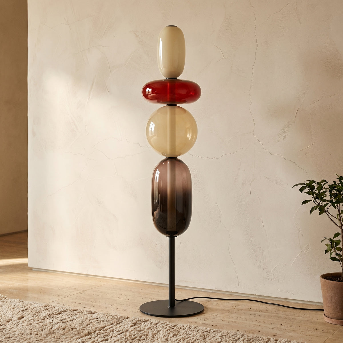 Candied Glass Floor Lamp-Lighting > Floor Lamps-casanuva-casanuva