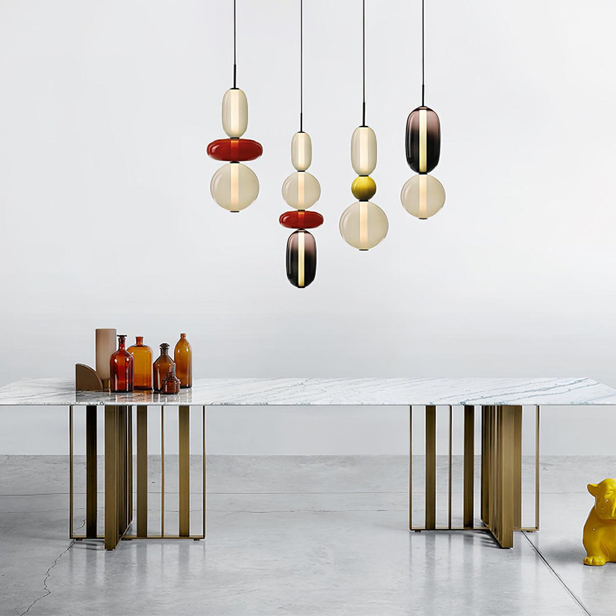 Candied Glass Pendant Light Fixture-Lighting > Pendant Lights-casanuva-casanuva