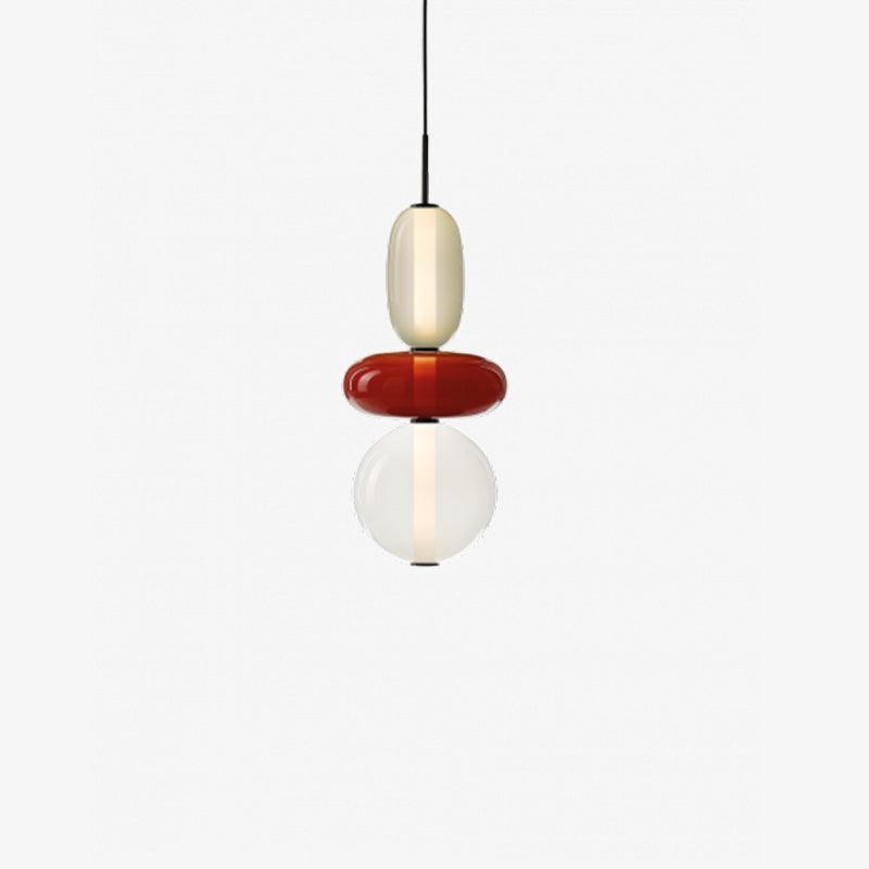 Candied Glass Pendant Light Fixture-Lighting > Pendant Lights-casanuva-18cmx52.5cm-Warm Light-Colorful-casanuva