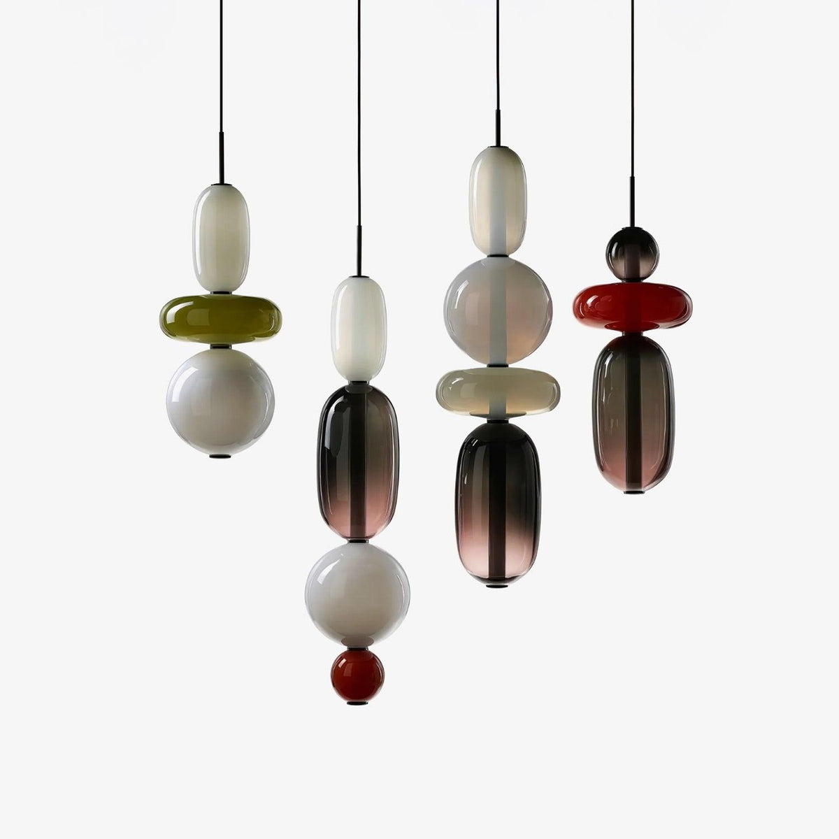 Candied Glass Pendant Light Fixture-Lighting > Pendant Lights-casanuva-casanuva