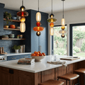 Candied Glass Pendant Light Fixture-Lighting > Pendant Lights-casanuva-casanuva