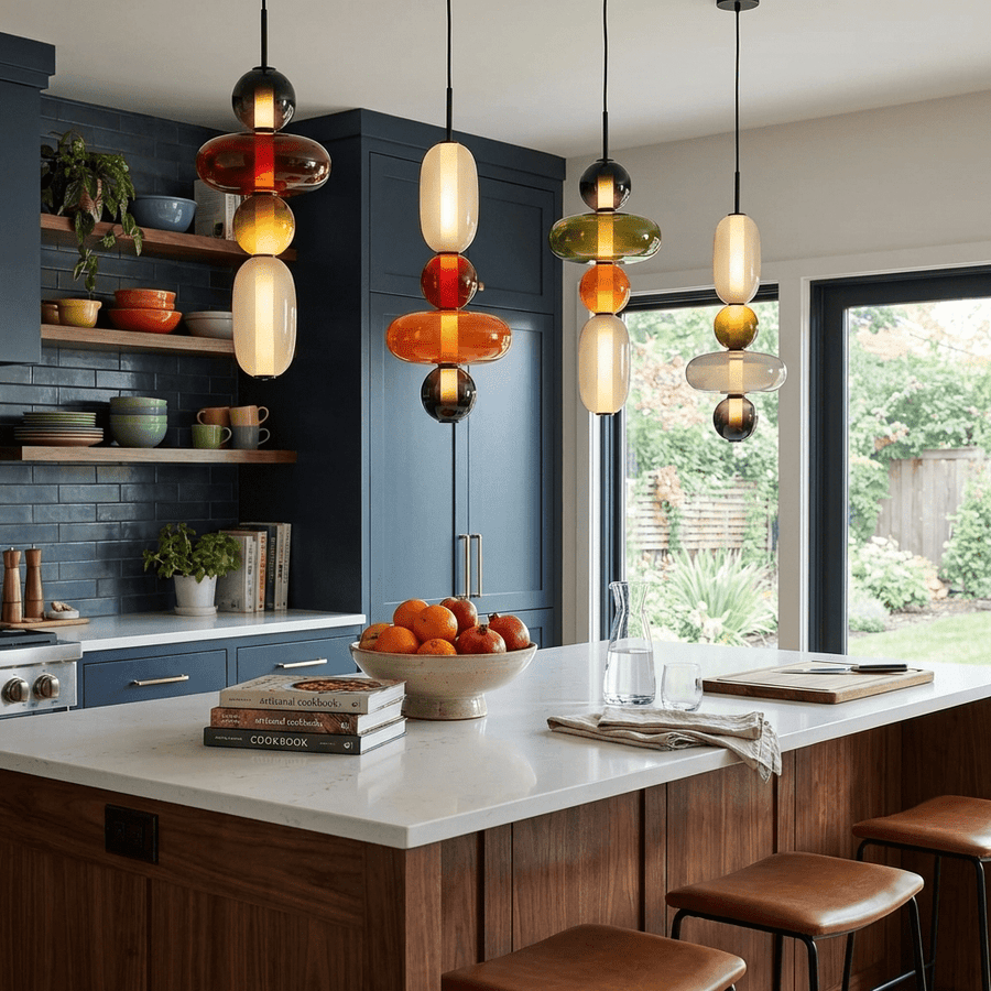 Candied Glass Pendant Light Fixture-Lighting > Pendant Lights-casanuva-casanuva