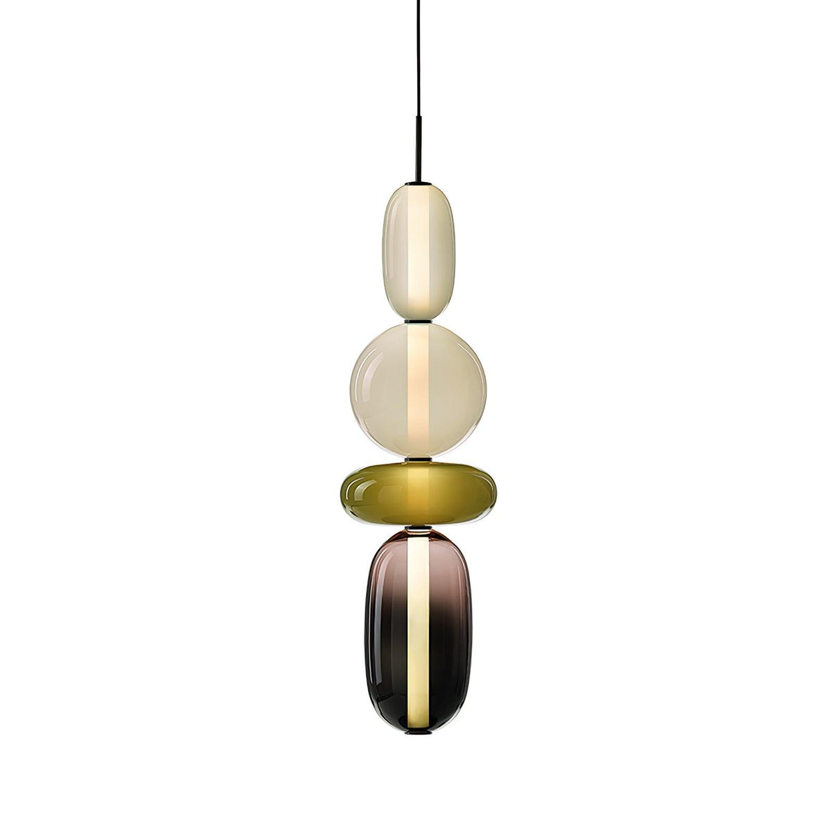 Candied Glass Pendant Light Fixture-Lighting > Pendant Lights-casanuva-casanuva