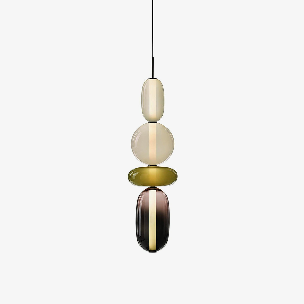 Candied Glass Pendant Light Fixture-Lighting > Pendant Lights-casanuva-casanuva