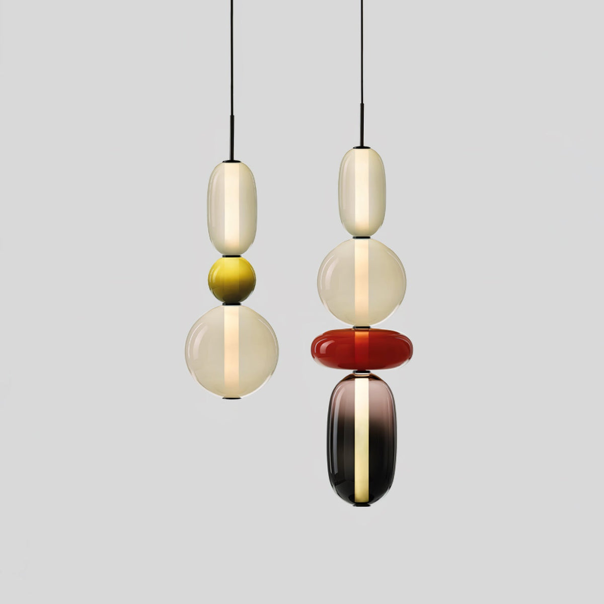 Candied Glass Pendant Light Fixture-Lighting > Pendant Lights-casanuva-casanuva