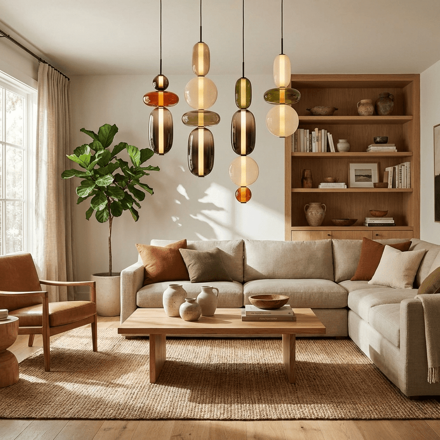 Candied Glass Pendant Light Fixture-Lighting > Pendant Lights-casanuva-casanuva