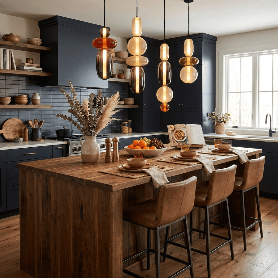 Candied Glass Pendant Light Fixture-Lighting > Pendant Lights-casanuva-casanuva