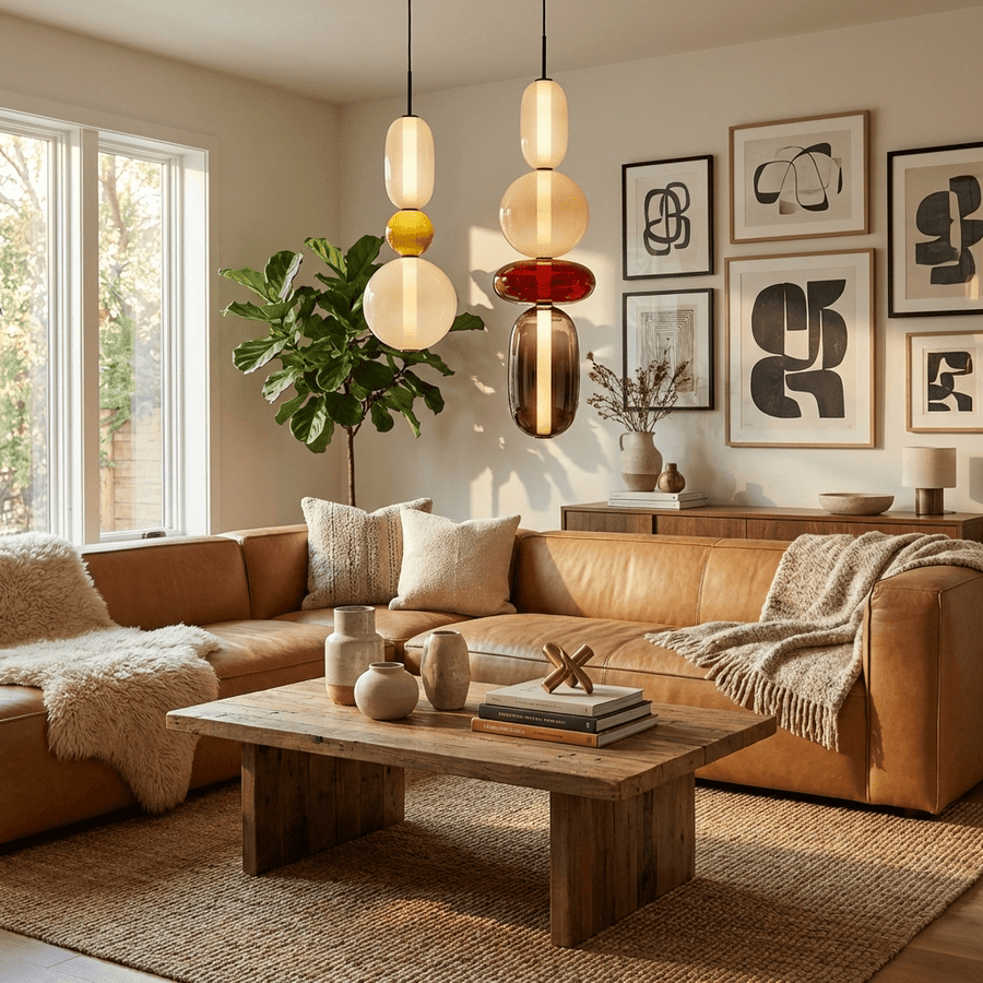 Candied Glass Pendant Light Fixture-Lighting > Pendant Lights-casanuva-casanuva