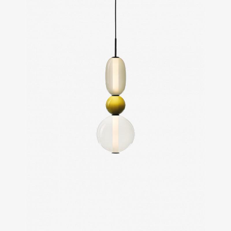 Candied Glass Pendant Light Fixture-Lighting > Pendant Lights-casanuva-Ø16cmx55cm-Warm Light-Colorful-casanuva