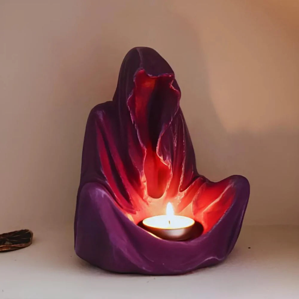 Candle Holder Ashcloak Design-Home Decor > Candle Holders-casanuva-Amethyst Veil-casanuva