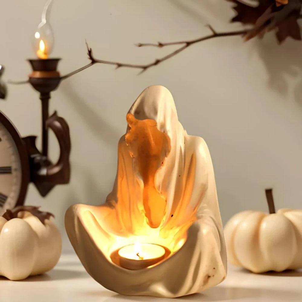 Candle Holder Ashcloak Design-Home Decor > Candle Holders-casanuva-Ivory Mist-casanuva