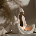 Candle Holder Ashcloak Design-Home Decor > Candle Holders-casanuva-Moonlight White-casanuva