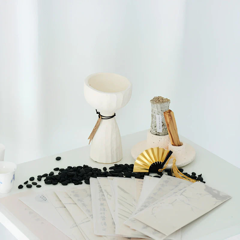 Candle Holder Stone Finish-Home Decor > Candle Holders-casanuva-casanuva