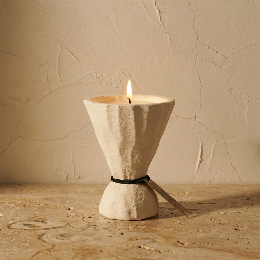 Candle Holder Stone Finish-Home Decor > Candle Holders-casanuva-casanuva