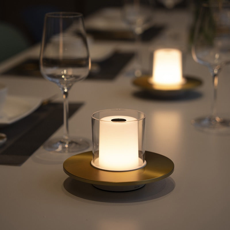 Candle Lamp with Romantic Glow-Home Decor > Decorative Accessories-casanuva-Gold-casanuva