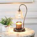 Candle Warmer Table Lamp with Glass Shade-Lighting > Table Lamps-casanuva-casanuva