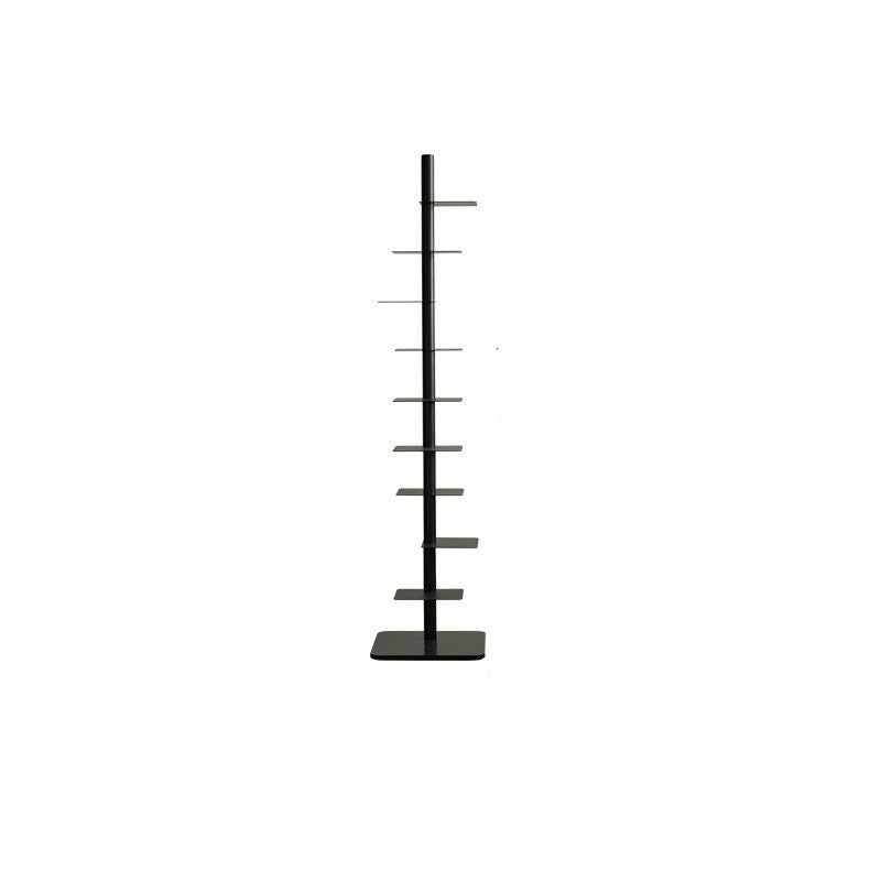 Carbon Steel Spiral Bookshelf 9-Tier Corner Display Rack for Home Office-Furniture > Bookshelves-casanuva-casanuva