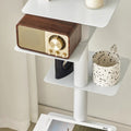Carbon Steel Spiral Bookshelf 9-Tier Corner Display Rack for Home Office-Furniture > Bookshelves-casanuva-casanuva