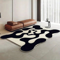 Carpet in minimalist wave design soft premium polyester easy to maintain-Rugs & Mats > Area Rugs-casanuva-casanuva