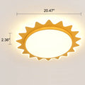 Cartoon Sun Shaped LED Ceiling Light Flush Mount Fixture-Lighting > Ceiling Lights-casanuva-casanuva