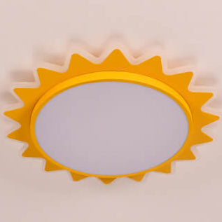 Cartoon Sun Shaped LED Ceiling Light Flush Mount Fixture-Lighting > Ceiling Lights-casanuva-casanuva