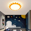 Cartoon Sun Shaped LED Ceiling Light Flush Mount Fixture-Lighting > Ceiling Lights-casanuva-Small-Infinitely Dimmable-100V-120V-casanuva