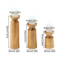 Carved Wooden Candle Holders Heirloom Quality-Home Decor > Candle Holders-casanuva-S-casanuva